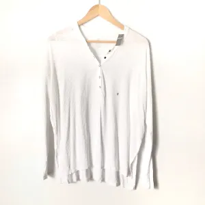 Aerie “Real Soft” White Long Sleeve Top NWT- Size XS