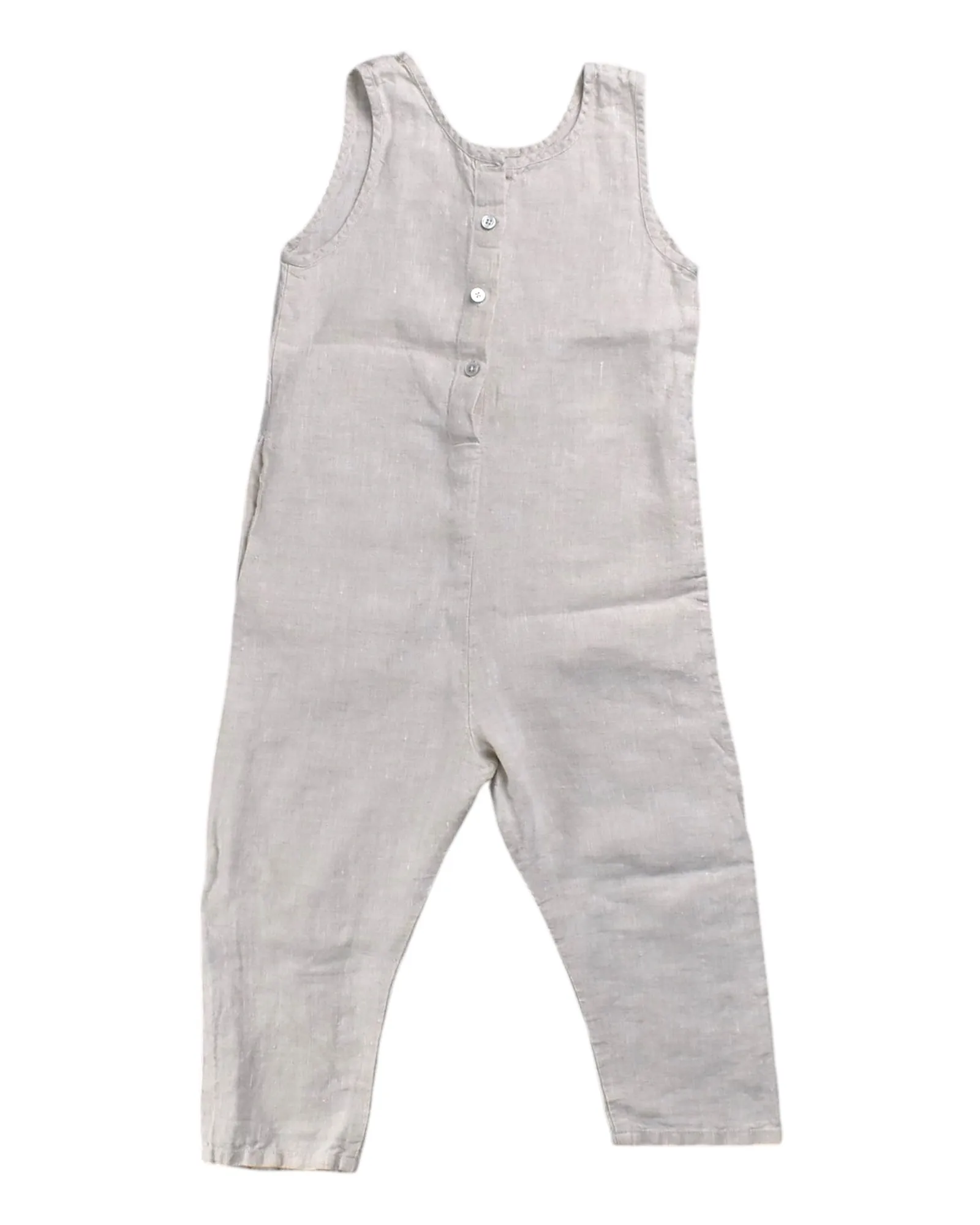 Assembly Label Sleeveless Jumpsuit 3-4T