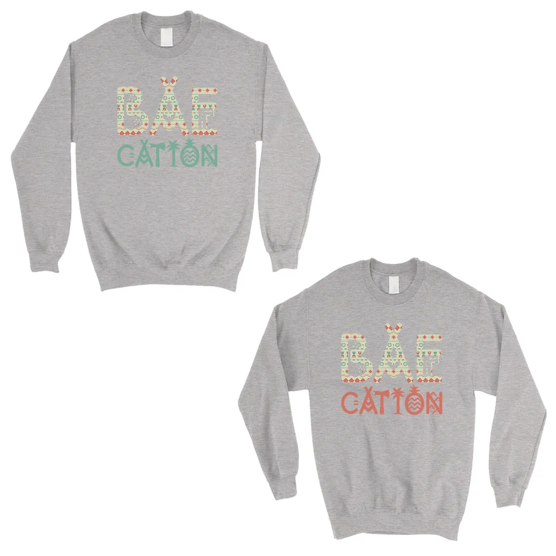 BAEcation Vacation Matching Sweatshirt Pullover Cute Couples Gift