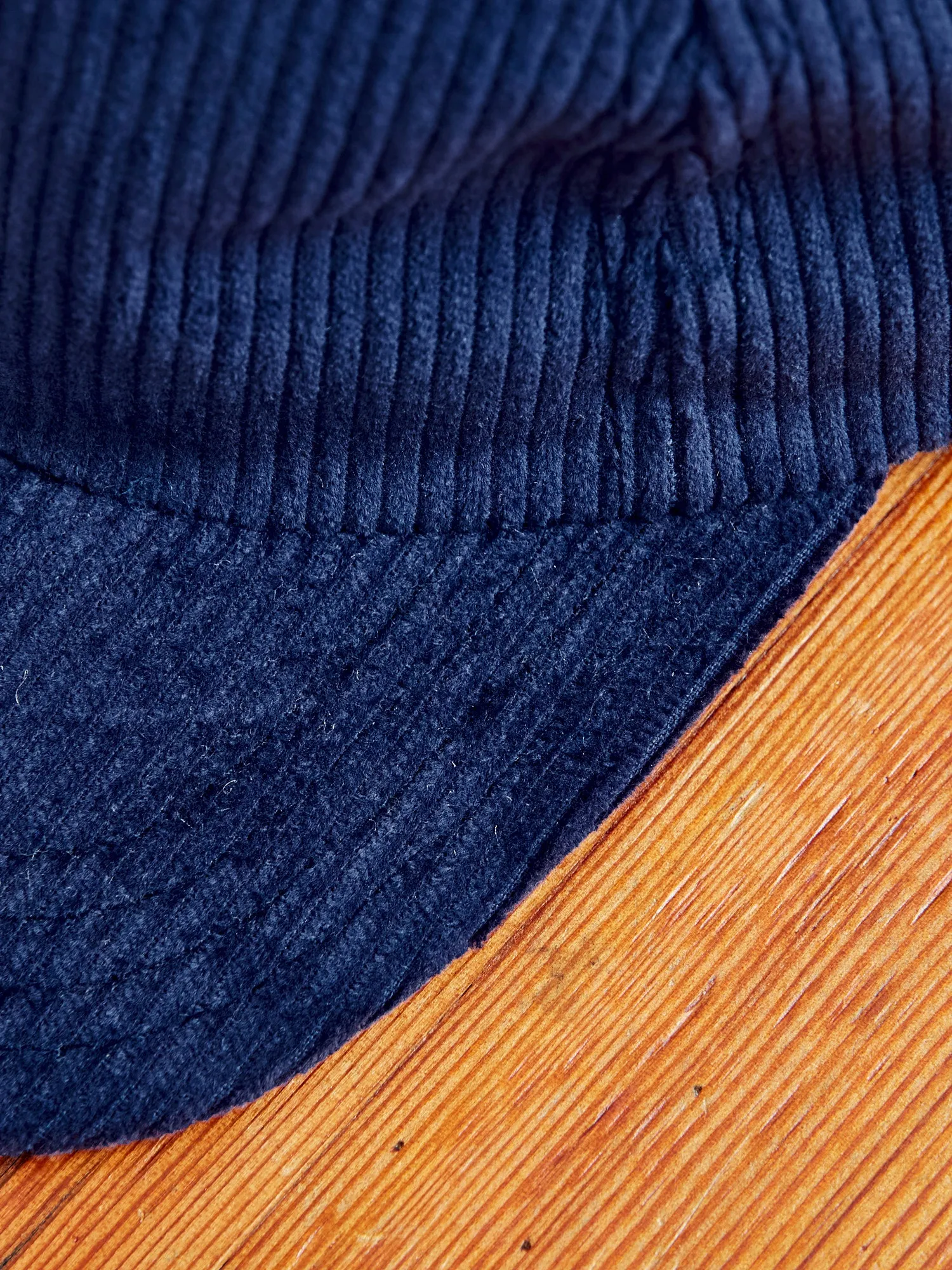Baseball Hat in Navy Corduroy