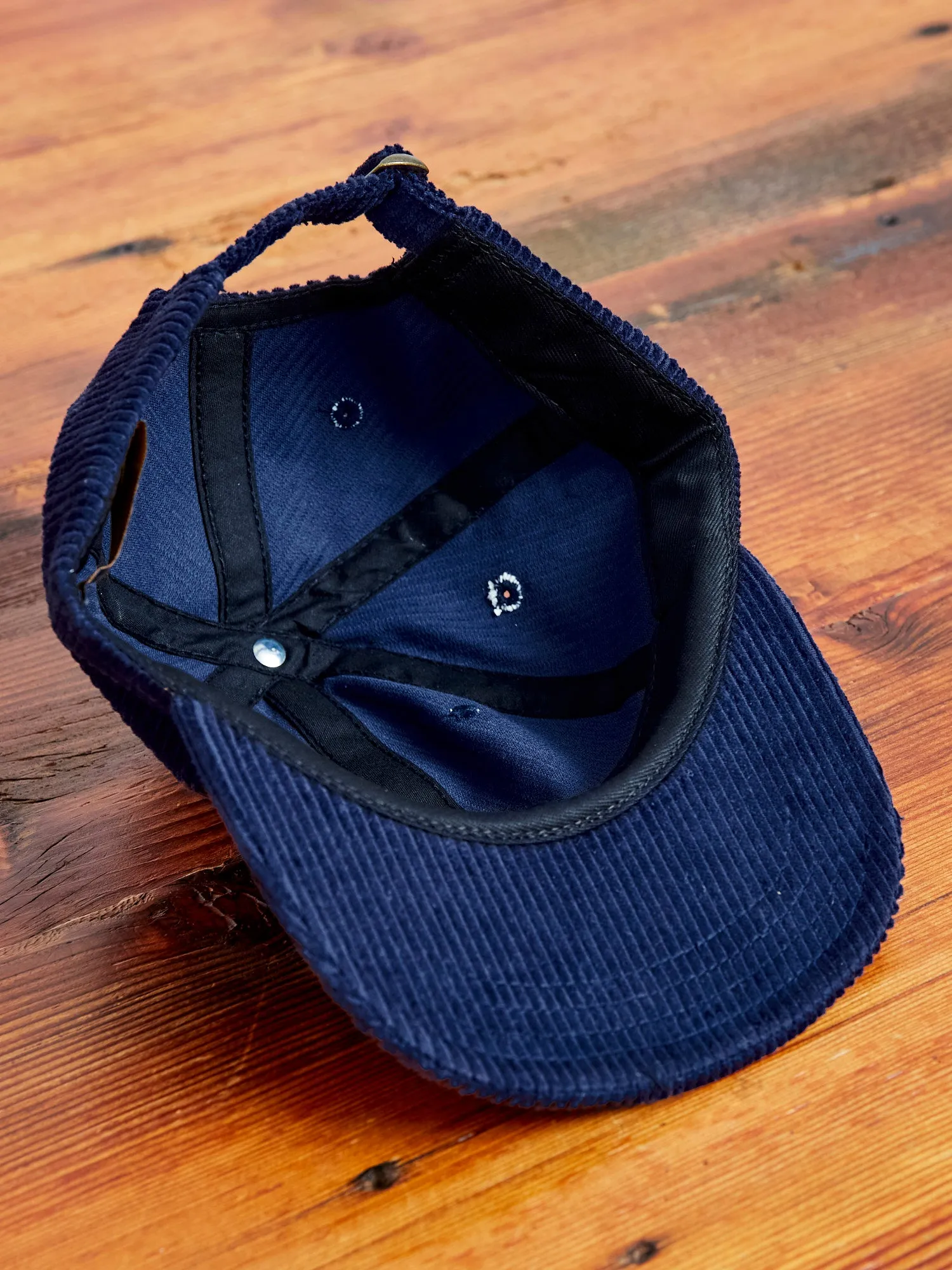Baseball Hat in Navy Corduroy