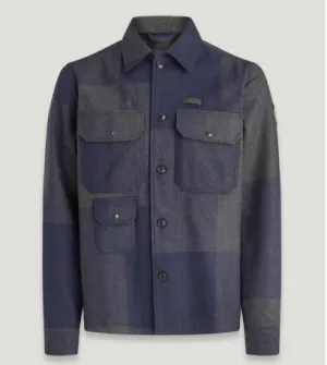 Belstaff Forge Overshirt Olive/Charcoal