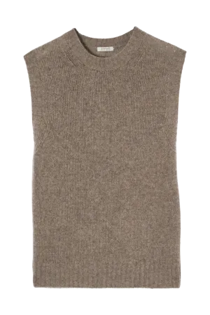 Cashmere Crew Neck Tank
