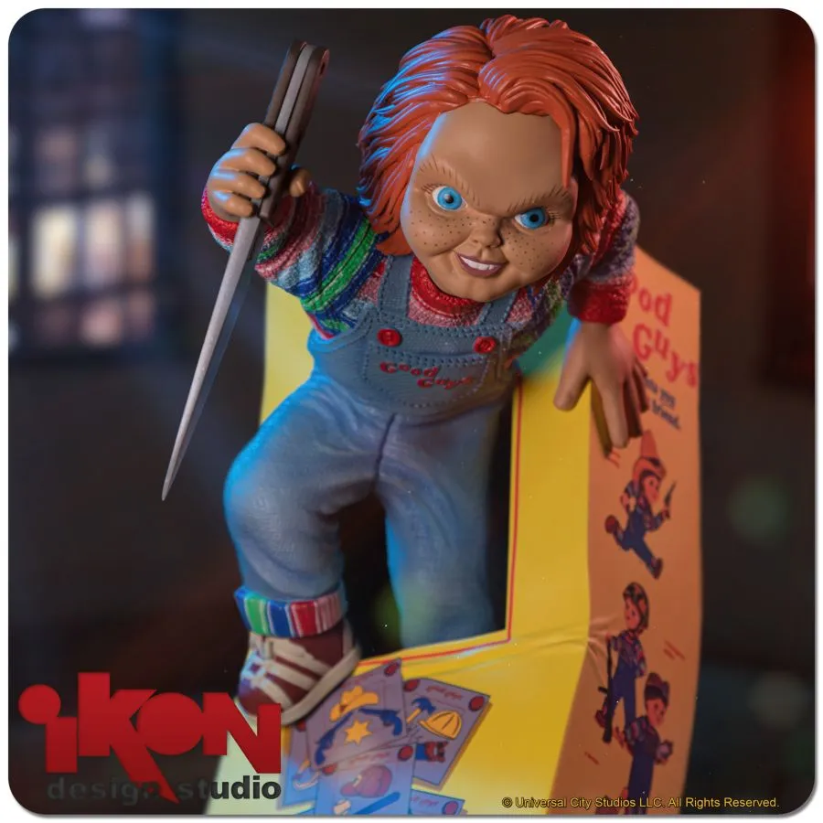 Child's Play - Chucky Breaking Free From Box PVC Statue