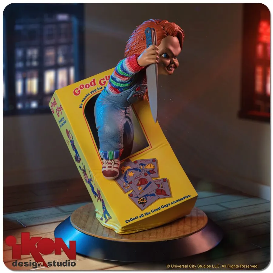 Child's Play - Chucky Breaking Free From Box PVC Statue