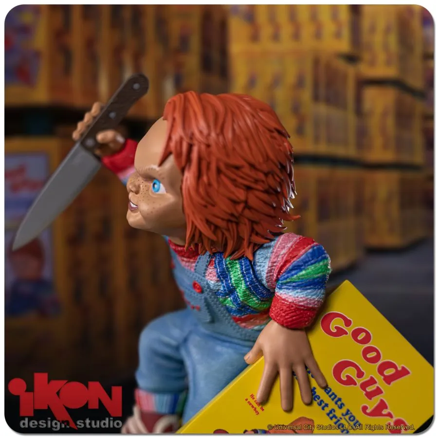 Child's Play - Chucky Breaking Free From Box PVC Statue