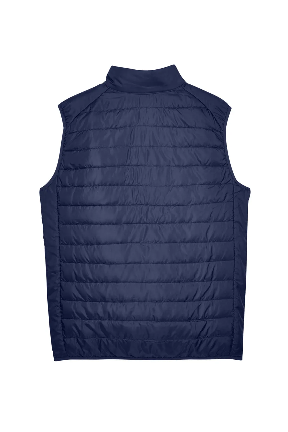 Core 365 Mens Prevail Packable Puffer Water Resistant Full Zip Vest - Classic Navy Blue