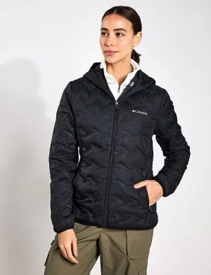 Delta Ridge II Down Hooded Jacket - Black
