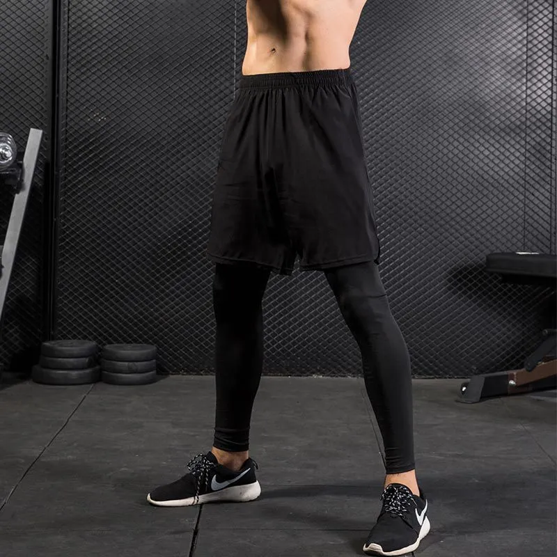 Don’t Abuse Me. I’ll Cum Letter Graphic Print 2 in 1 Gym Workout With Leggings