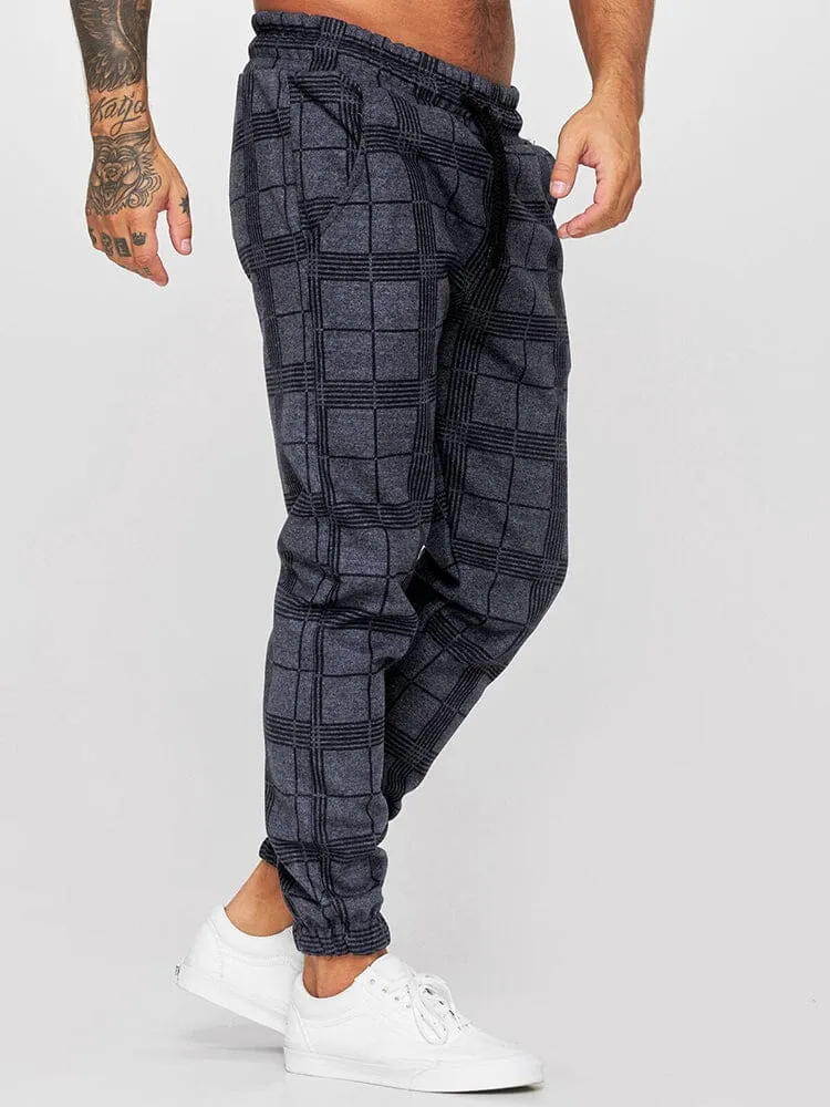 fitness casual printed drawstring pants