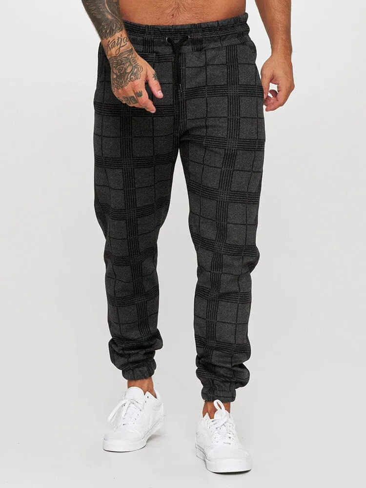 fitness casual printed drawstring pants