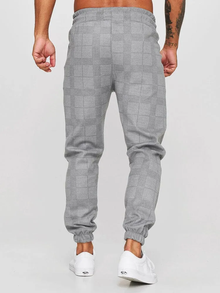 fitness casual printed drawstring pants