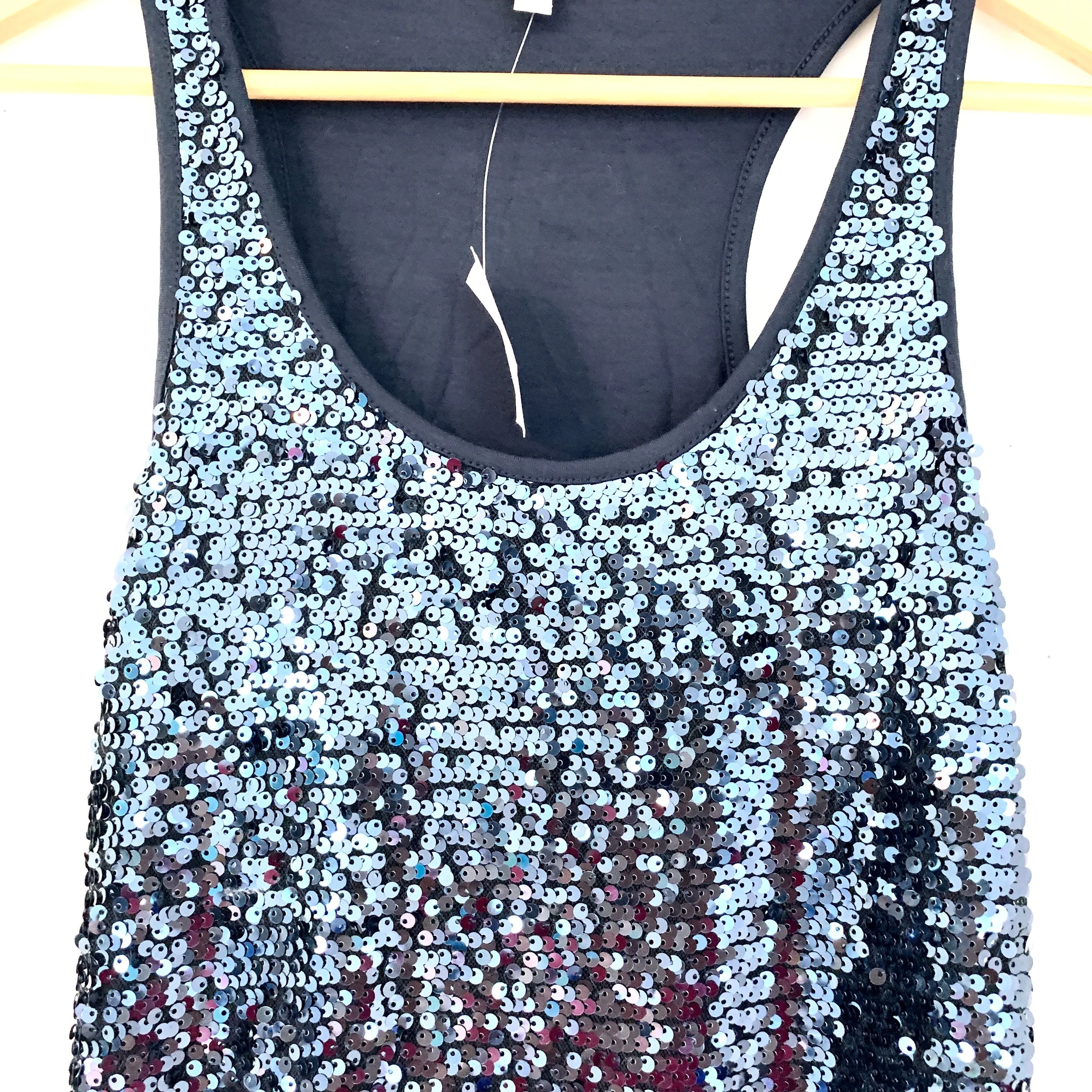 Gap Navy Sequin Tank NWT- Size XS