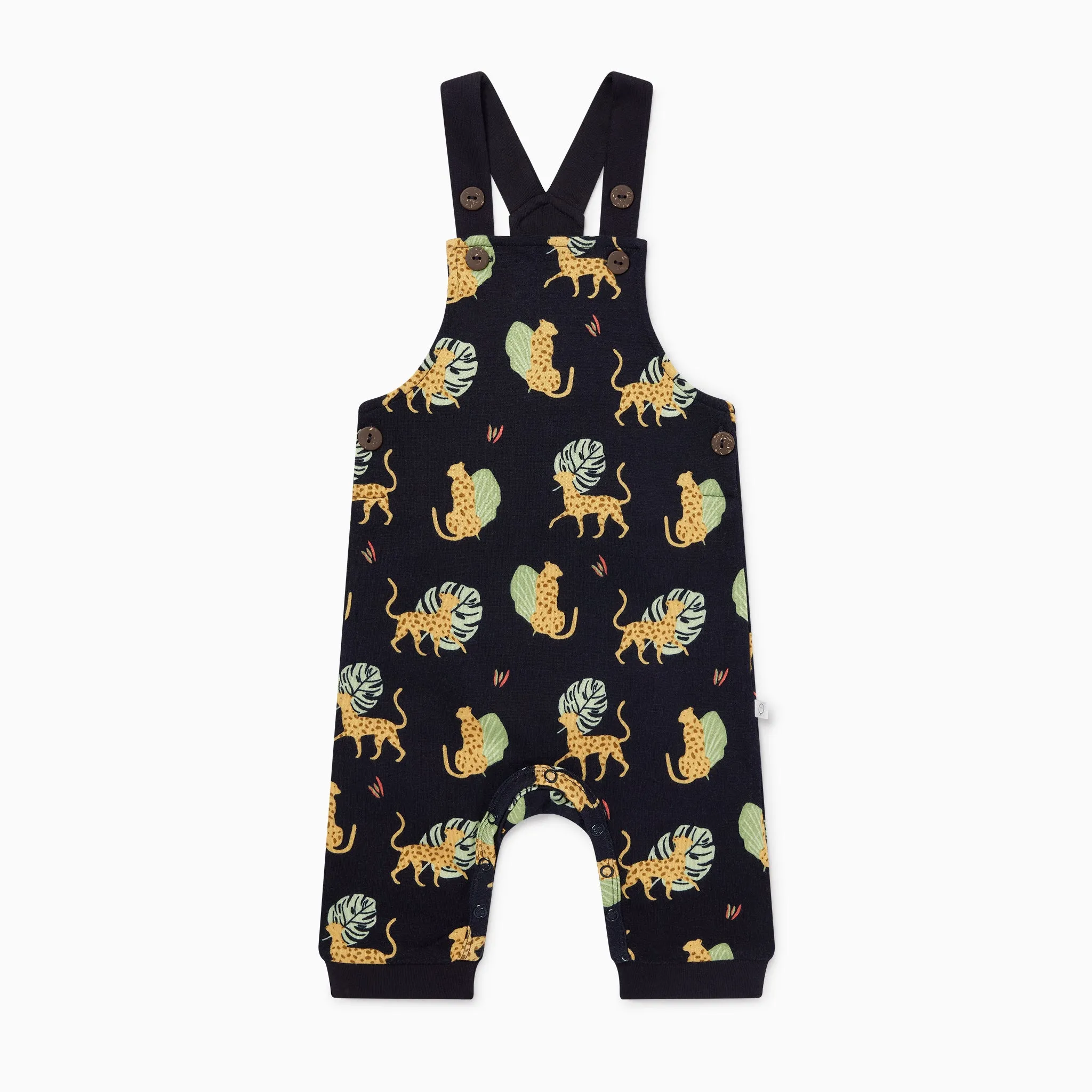 Leopard Print Overalls & Bodysuit Outfit