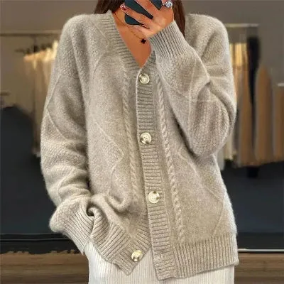 Loriane - Formal Button Cardigan for Women