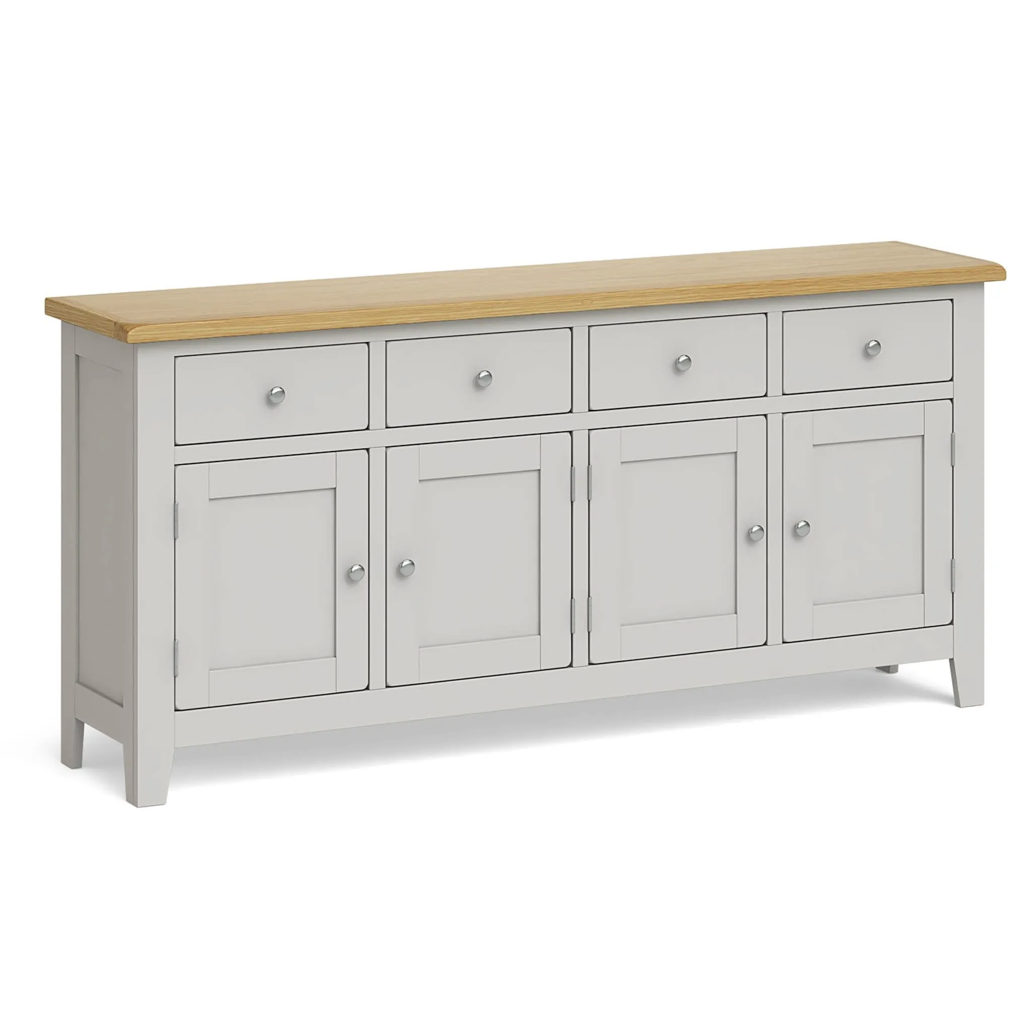 Lundy Grey 4 Door  Extra Large Sideboard