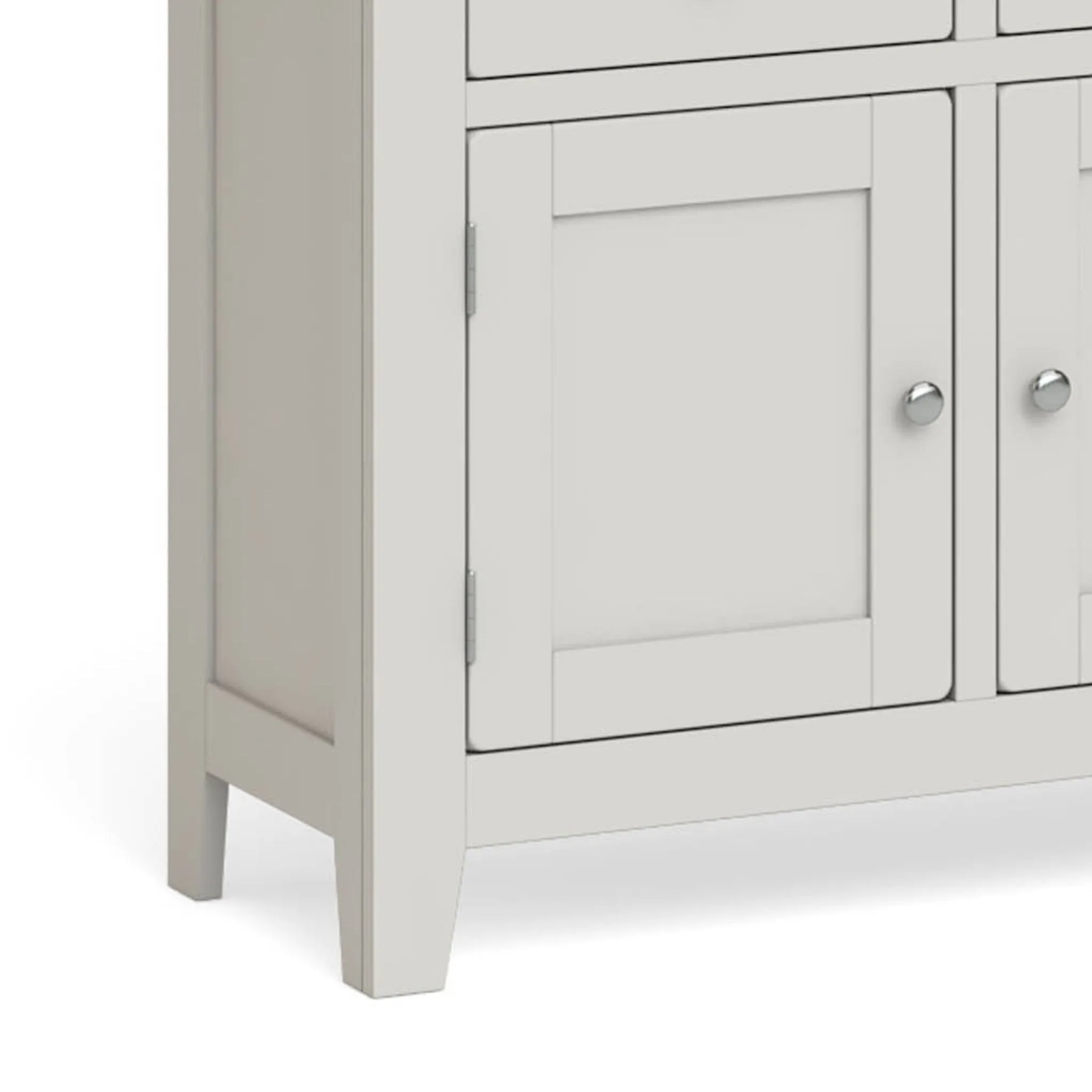 Lundy Grey 4 Door  Extra Large Sideboard
