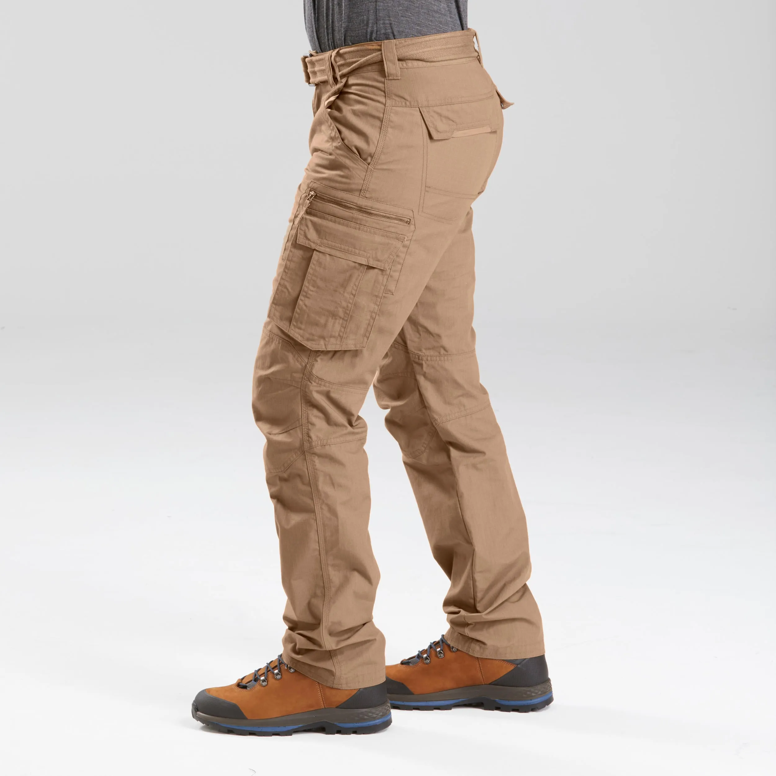 Men's trousers Forclaz 100 Travel for travel, brown