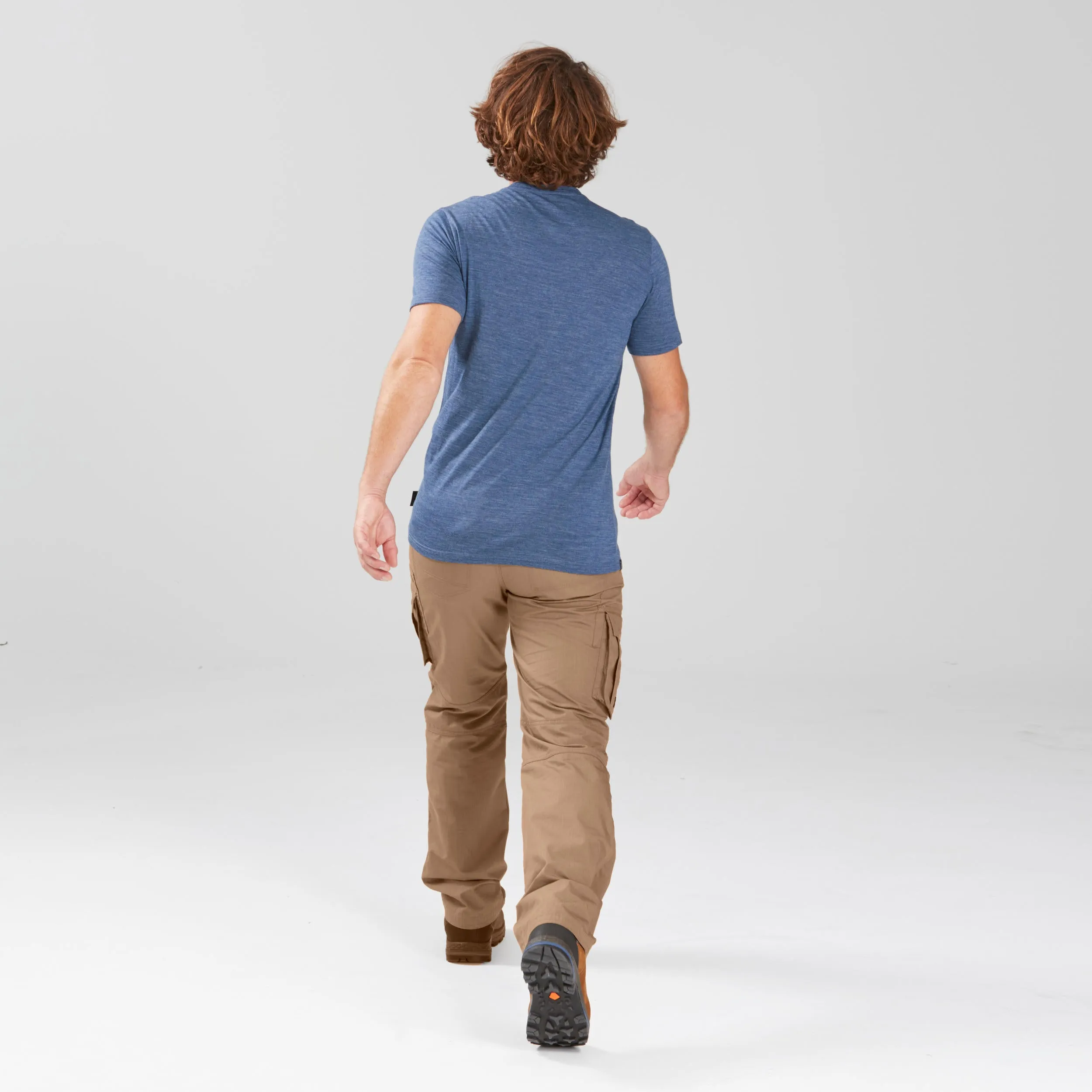 Men's trousers Forclaz 100 Travel for travel, brown