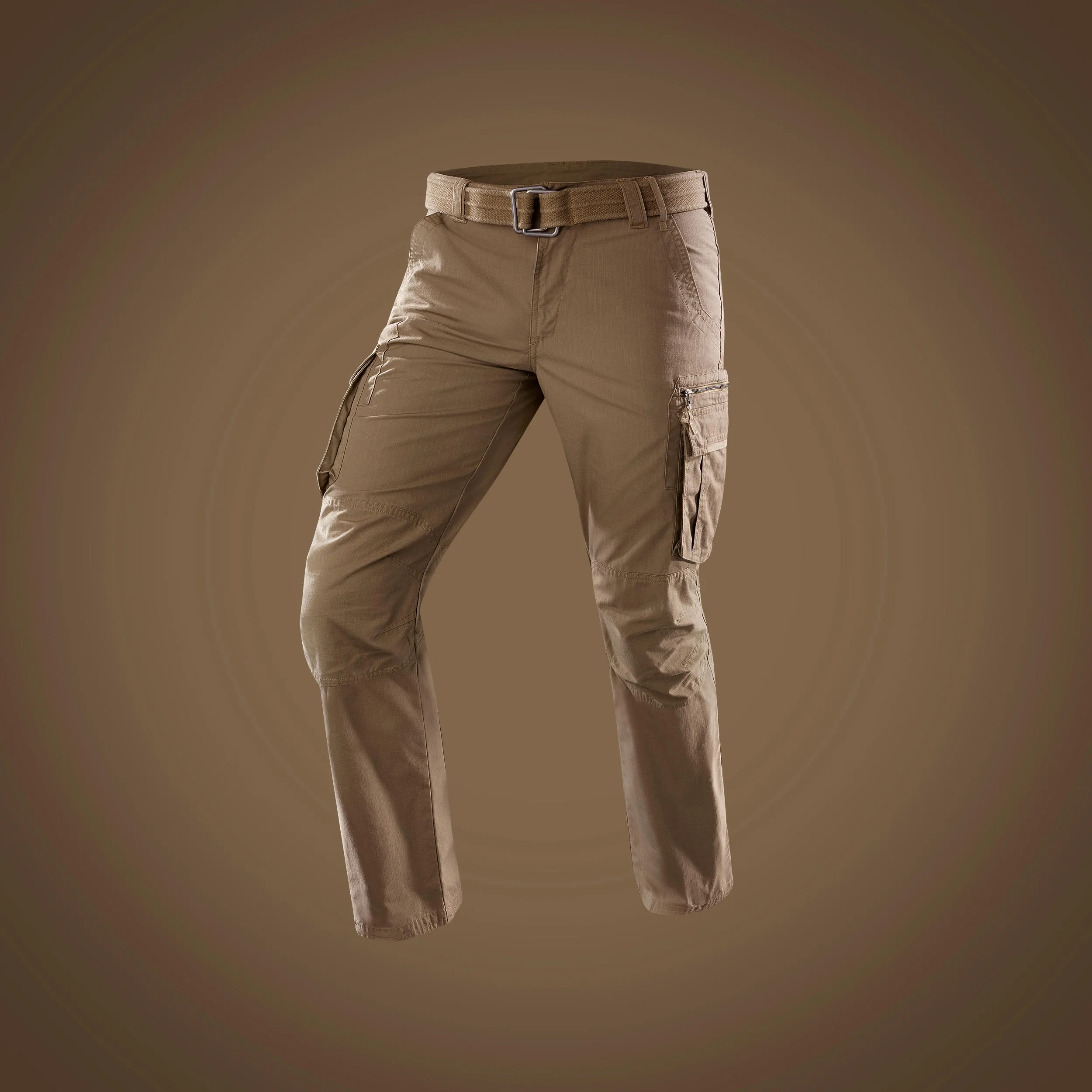 Men's trousers Forclaz 100 Travel for travel, brown