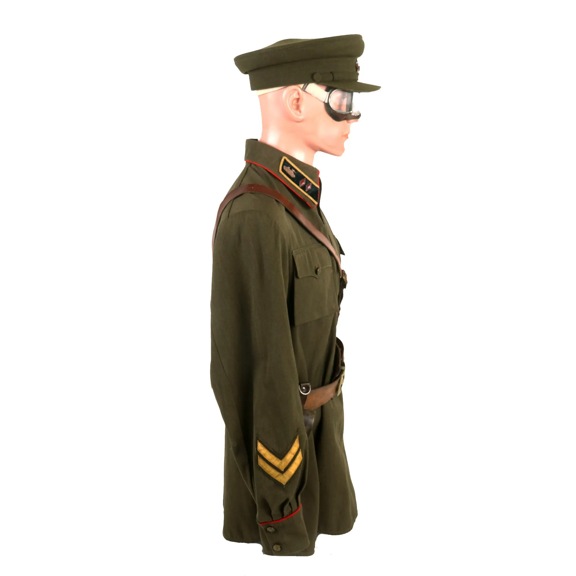 Original Soviet WWII Red Army General Poluboyarov Pavel Pavlovich, Commander of the 4th Guards Tank Corps Uniform - Formerly Part of the A.A.F. Tank Museum