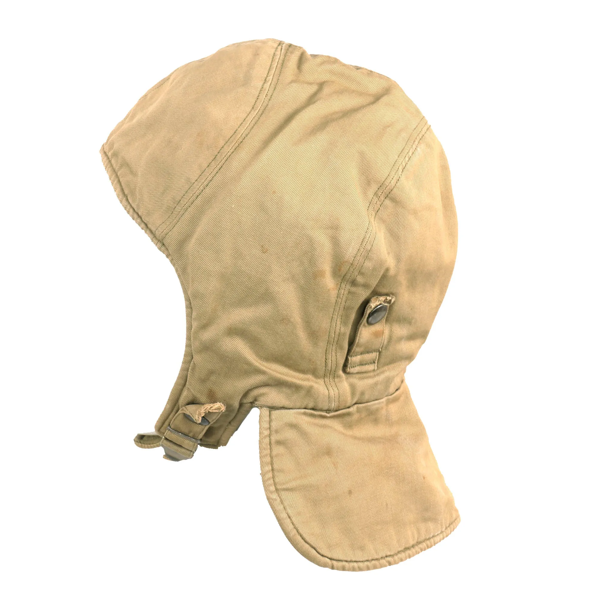 Original U.S. WWII Tanker Set - M38 Helmet & Goggles with Coveralls & Matching Hat