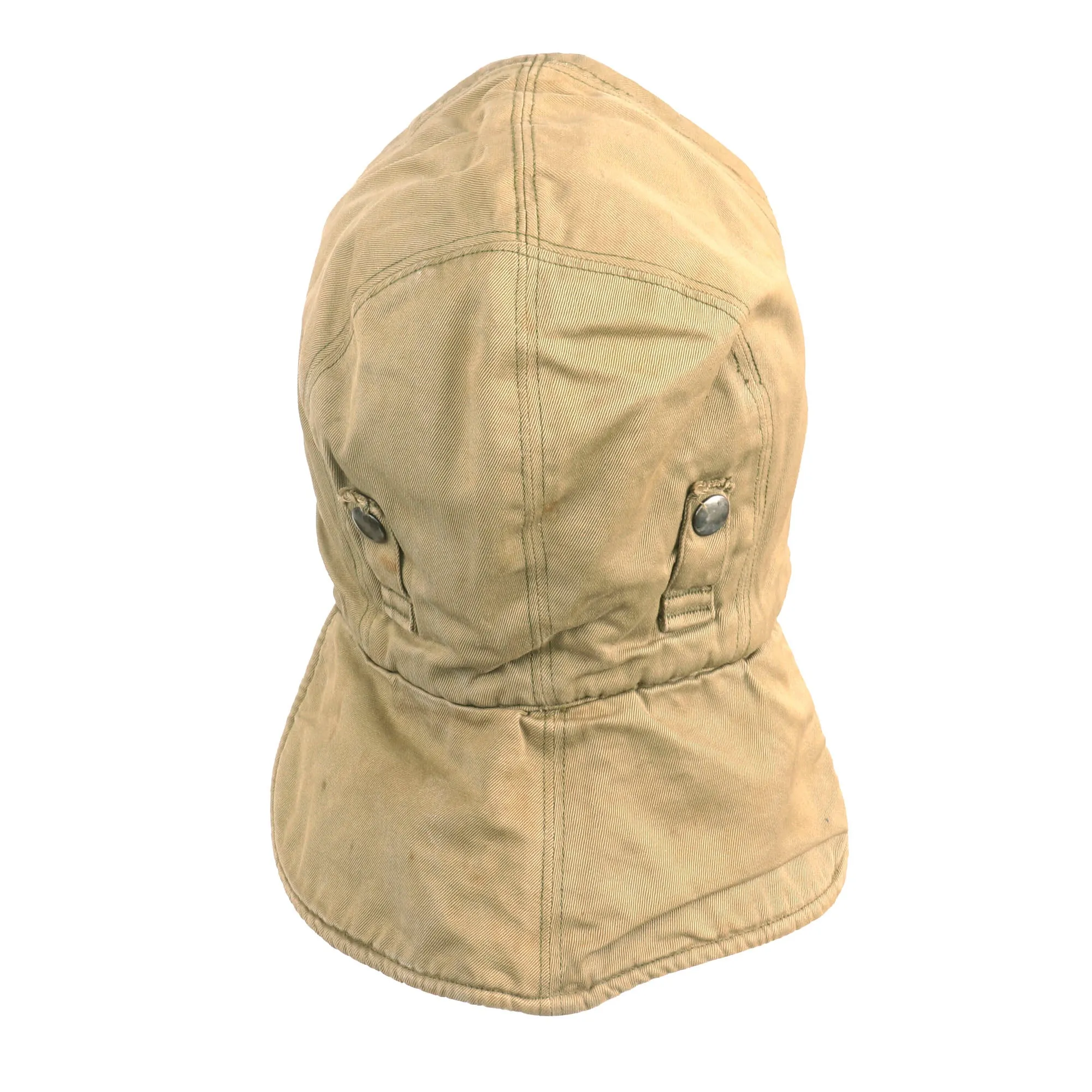 Original U.S. WWII Tanker Set - M38 Helmet & Goggles with Coveralls & Matching Hat