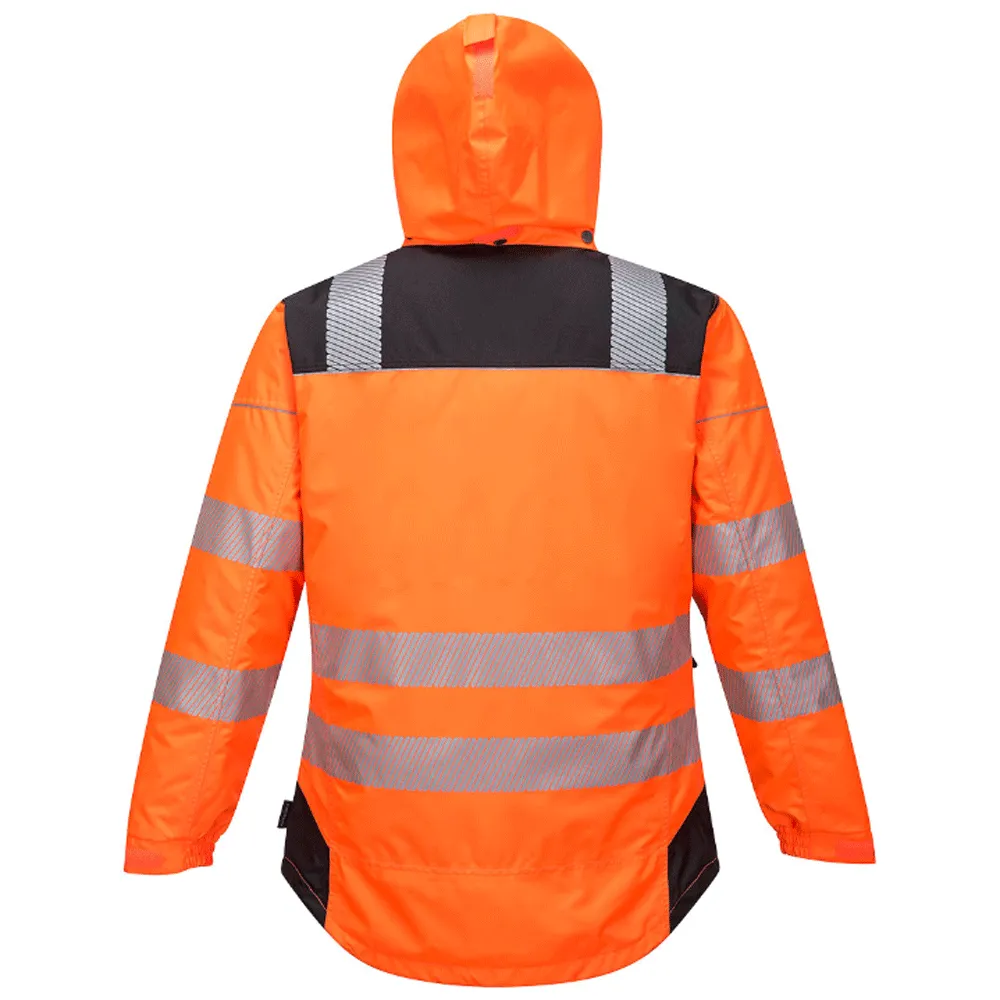 Portwest T400 PW3 Waterproof Hi-Vis Winter Work Jacket