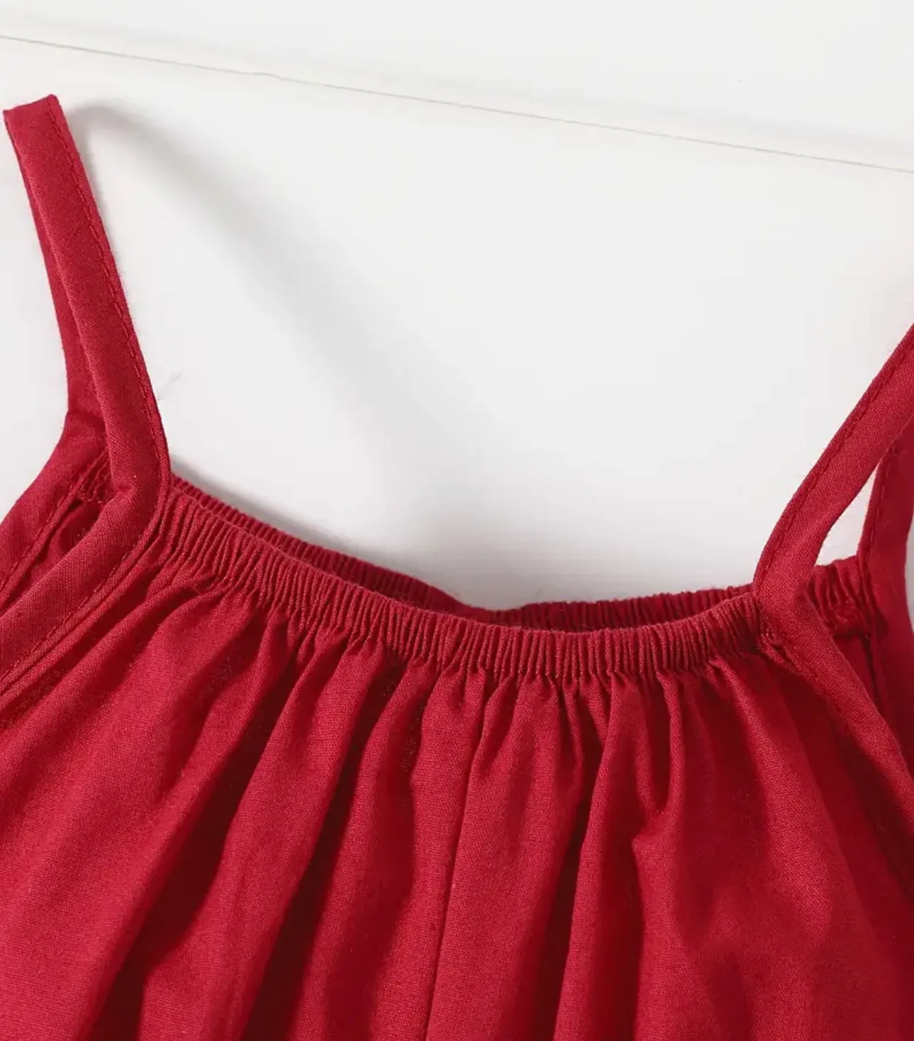 Red Baseball Romper