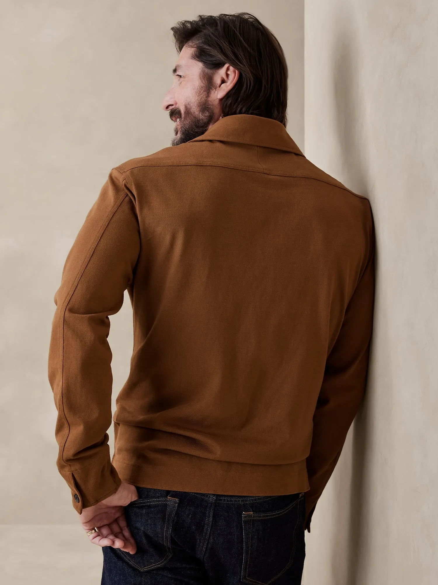 Rugged Cotton Half-Zip