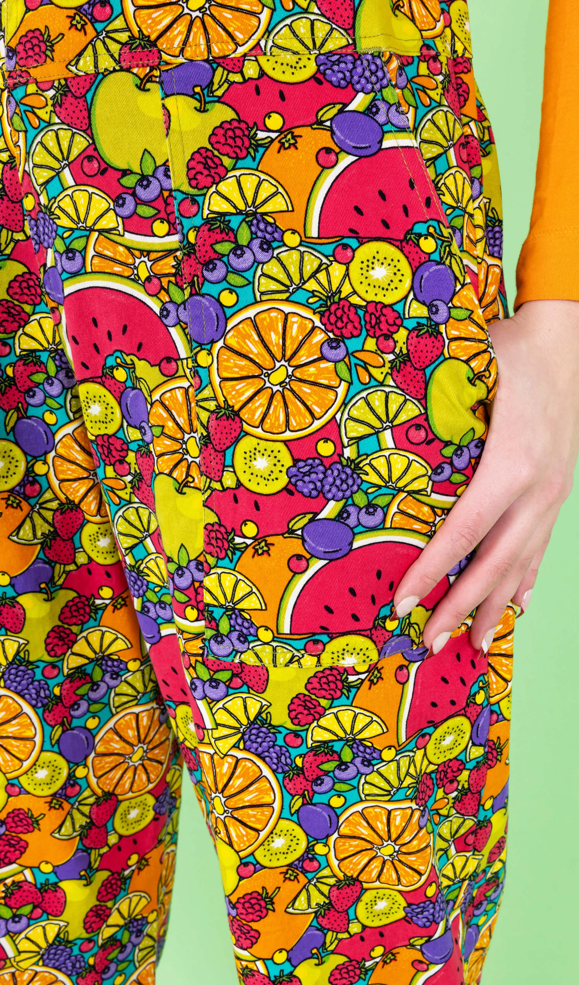 Run and Fly Tutti Frutti Twill Dungarees