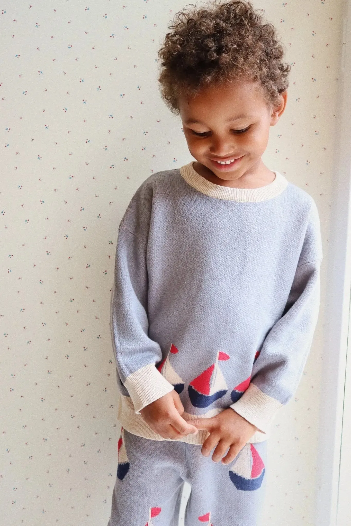 Sail Away Lapis Knit Pants Gots