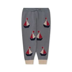 Sail Away Lapis Knit Pants Gots