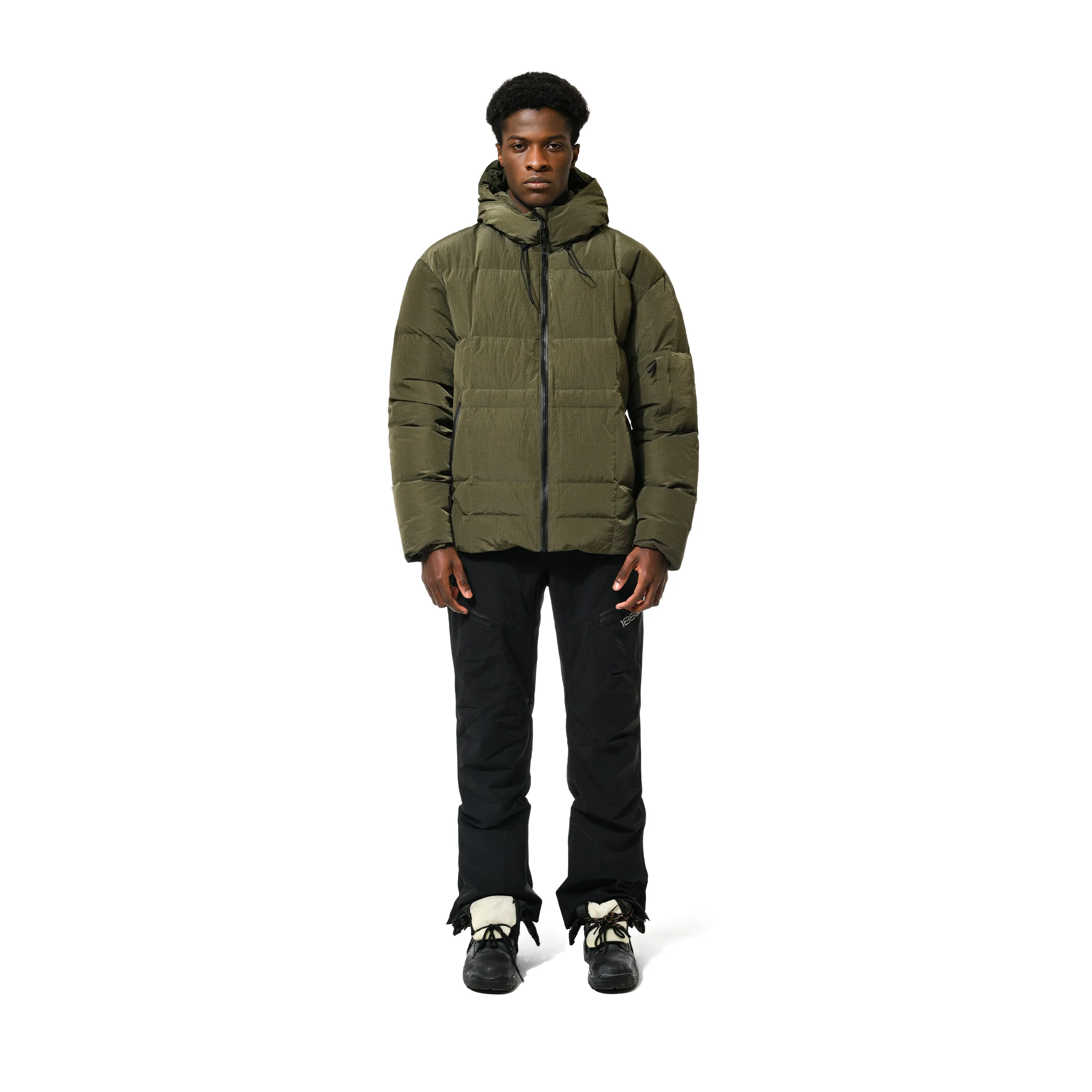 SKI PUFFER JKT - ARMY GREEN