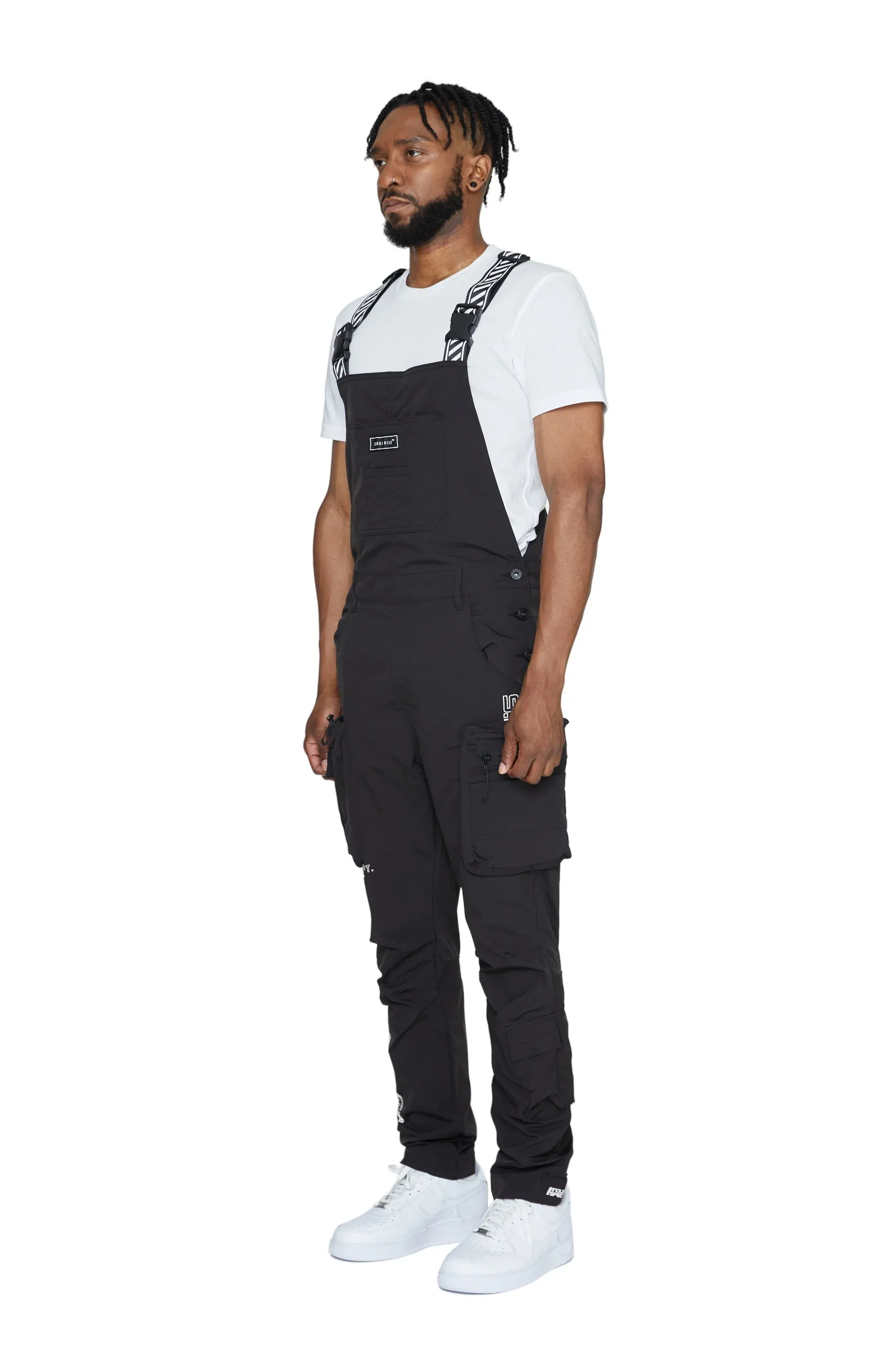 Smoke Rise - Nylon Utility Overall - Black