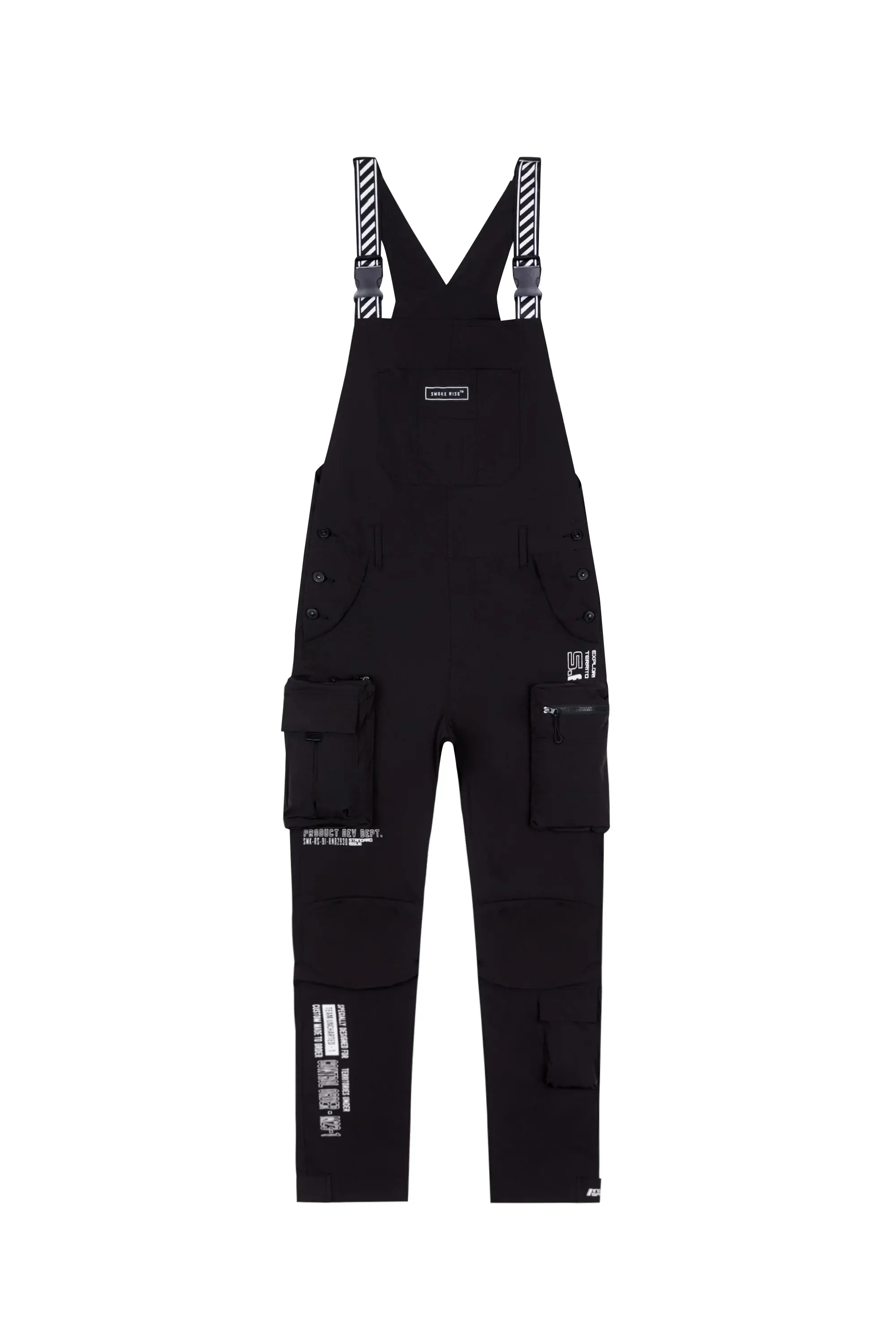 Smoke Rise - Nylon Utility Overall - Black
