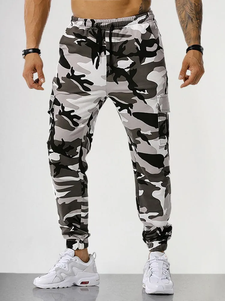 Splicing Camouflage Sports Fitness Pants