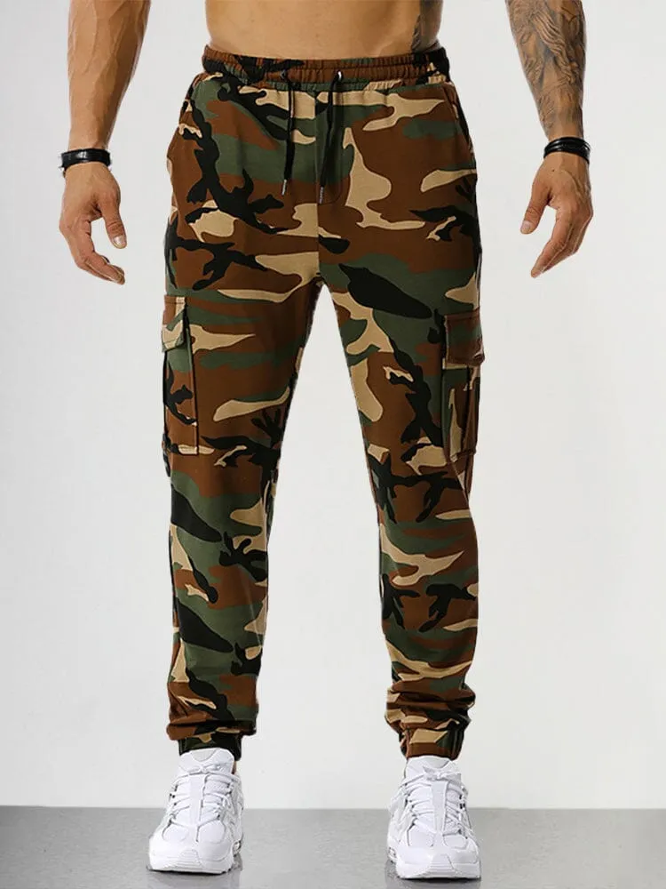 Splicing Camouflage Sports Fitness Pants
