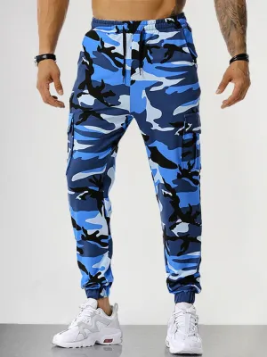 Splicing Camouflage Sports Fitness Pants