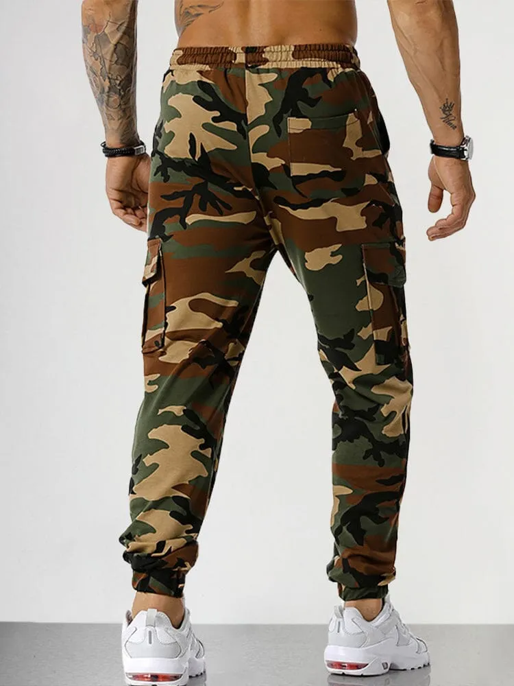 Splicing Camouflage Sports Fitness Pants