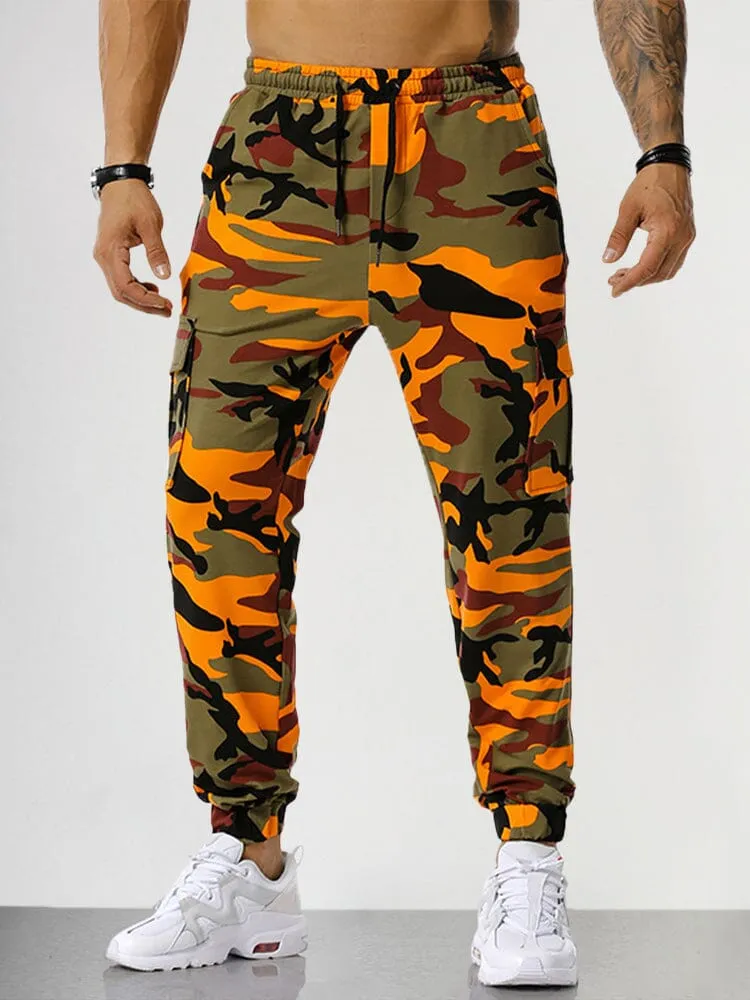 Splicing Camouflage Sports Fitness Pants