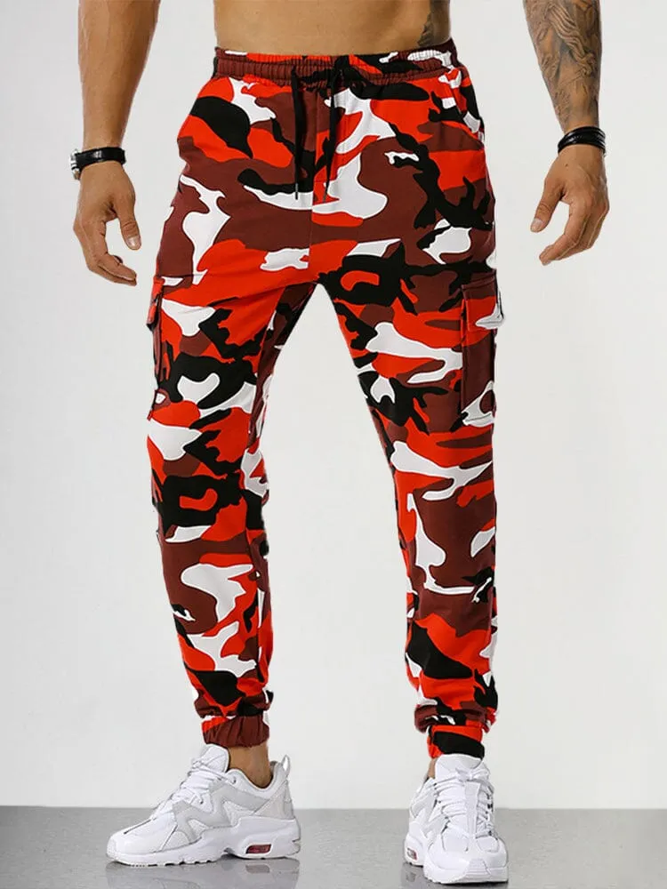 Splicing Camouflage Sports Fitness Pants