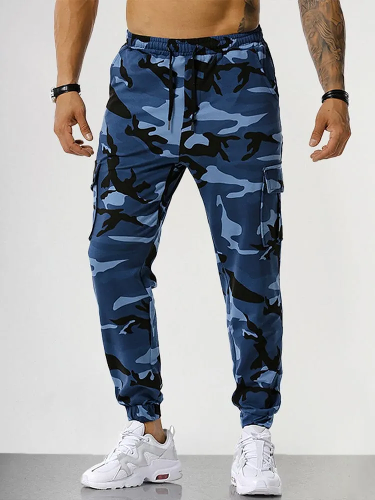 Splicing Camouflage Sports Fitness Pants