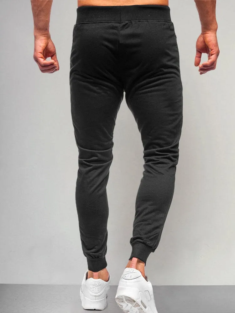 Straight Casual Drawstring Pants