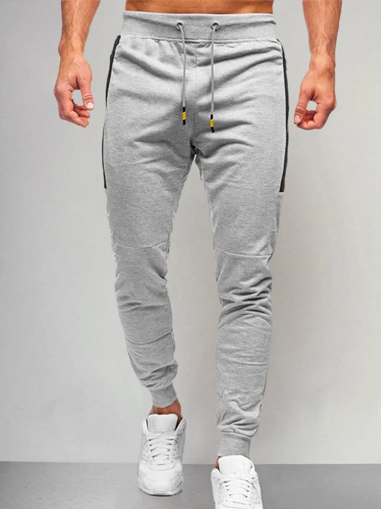 Straight Casual Drawstring Pants