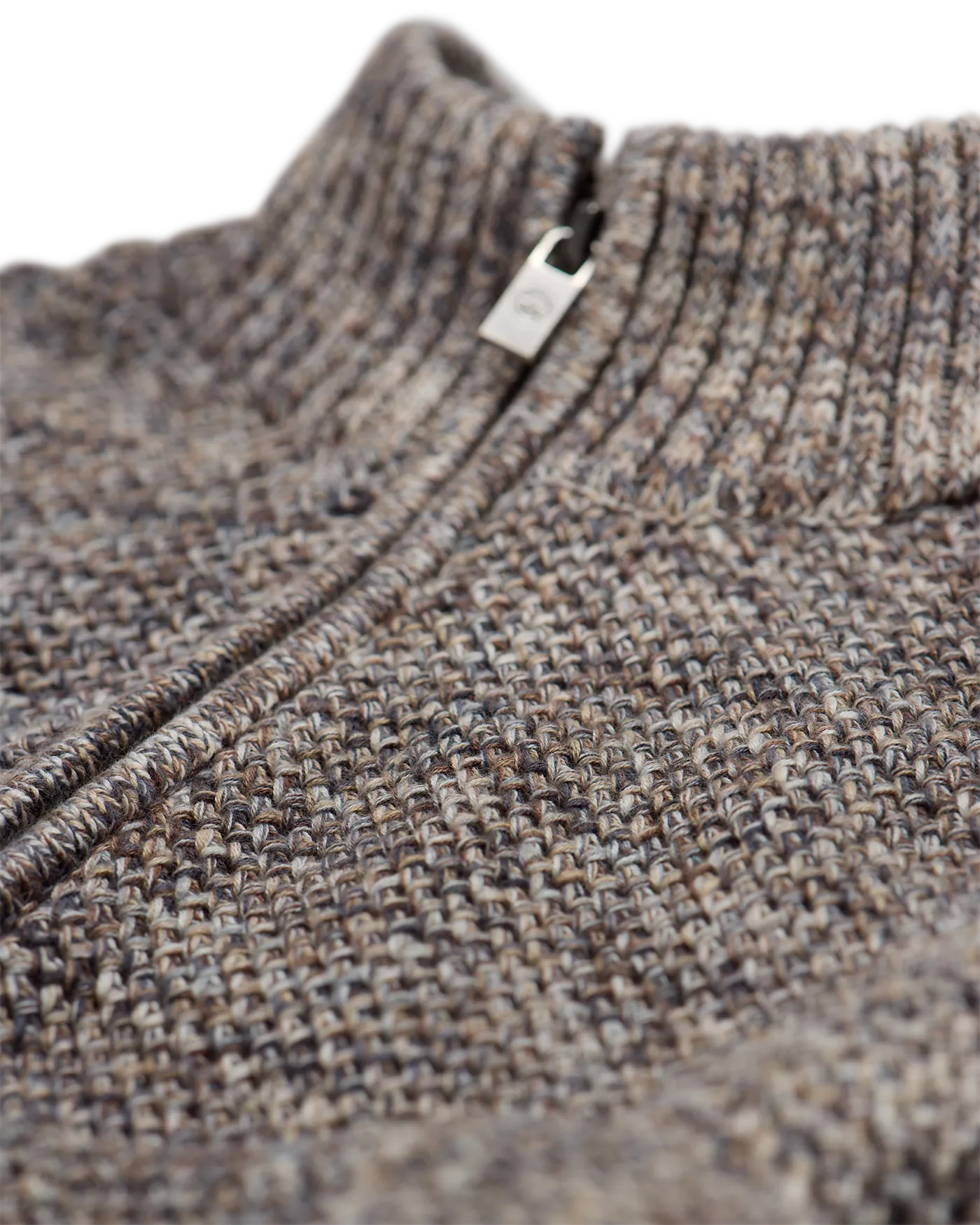 STRATTON MARLED 1/4-ZIP SWEATER