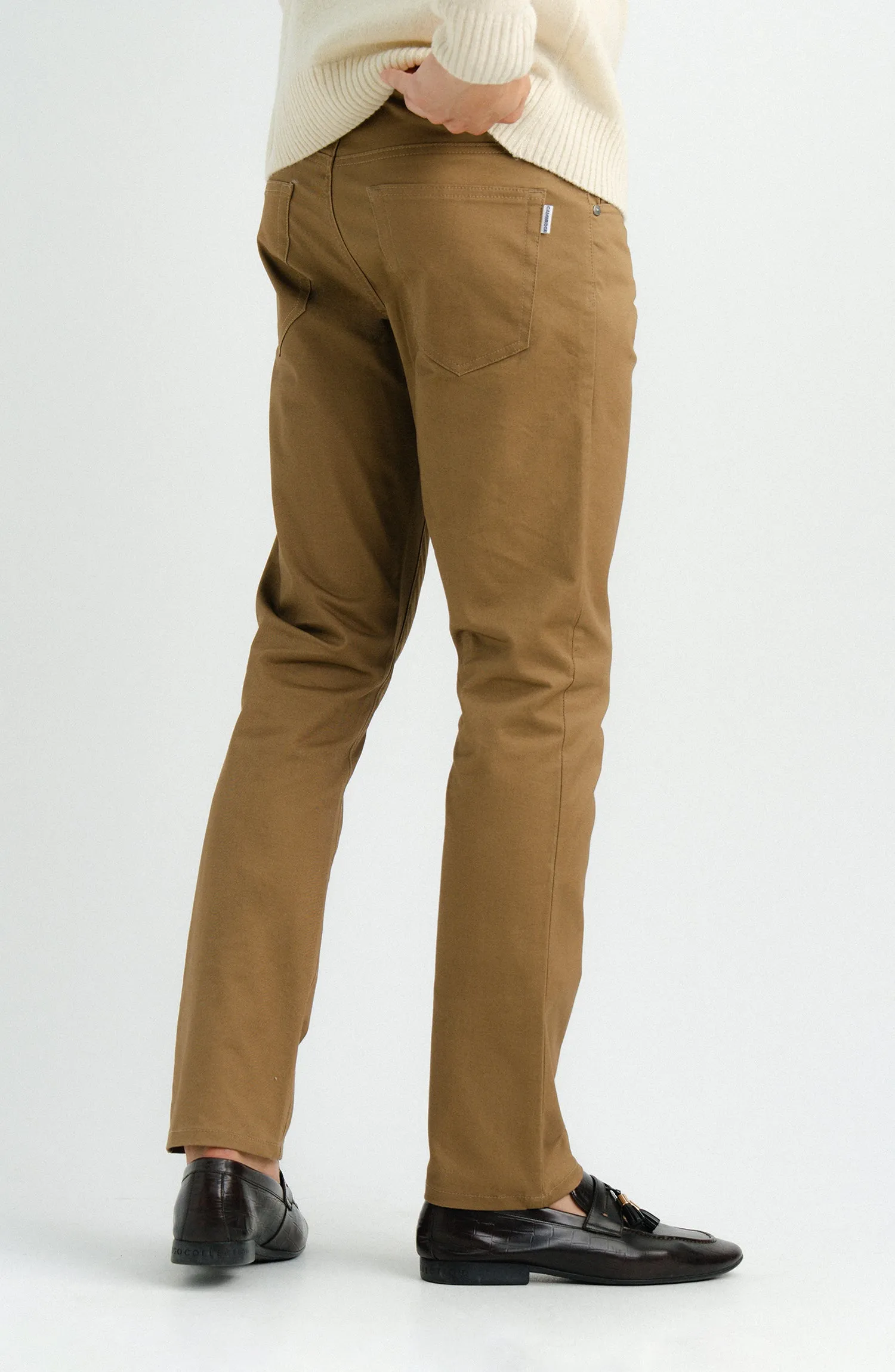Suede Pant - Brown