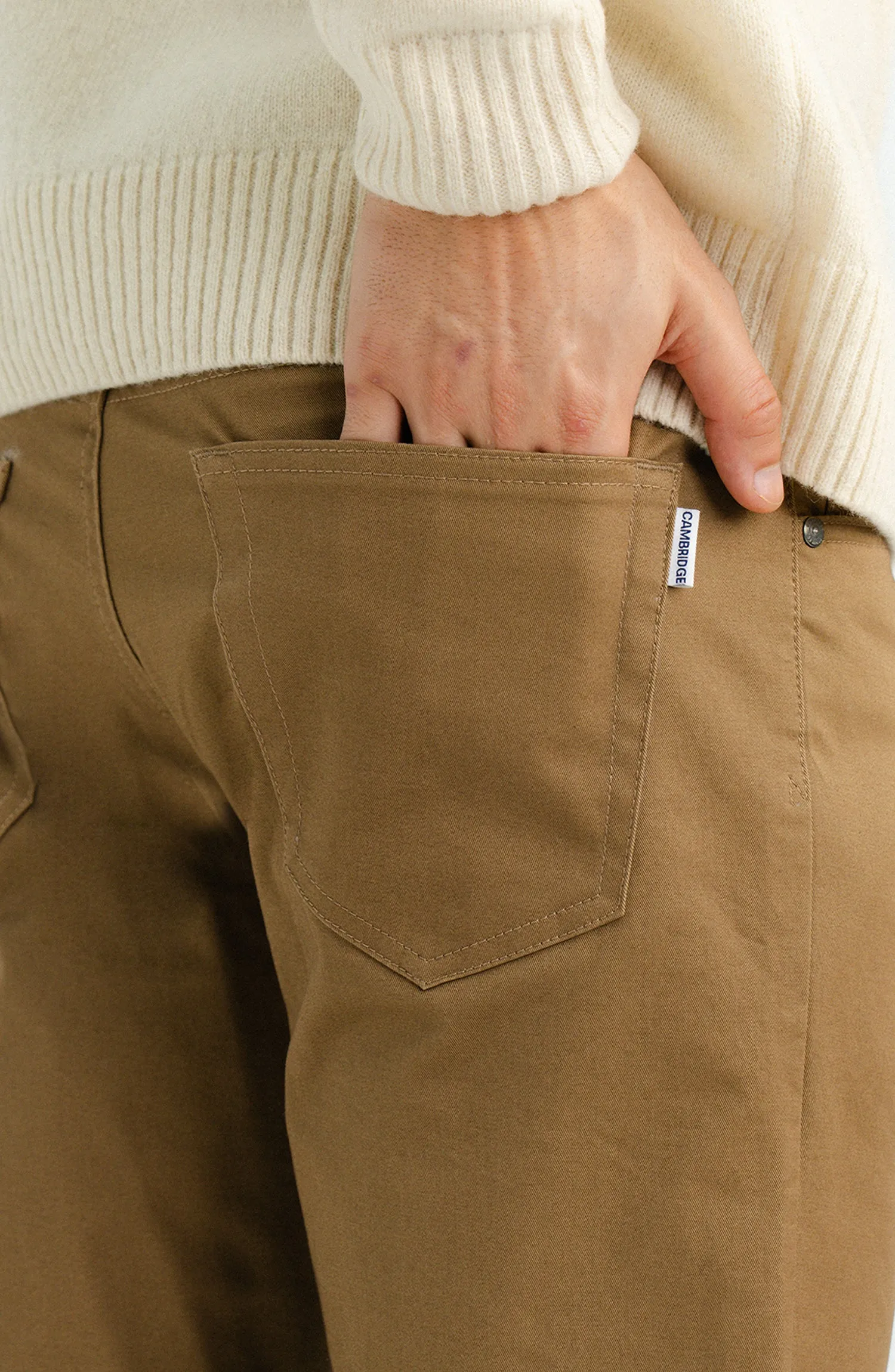 Suede Pant - Brown