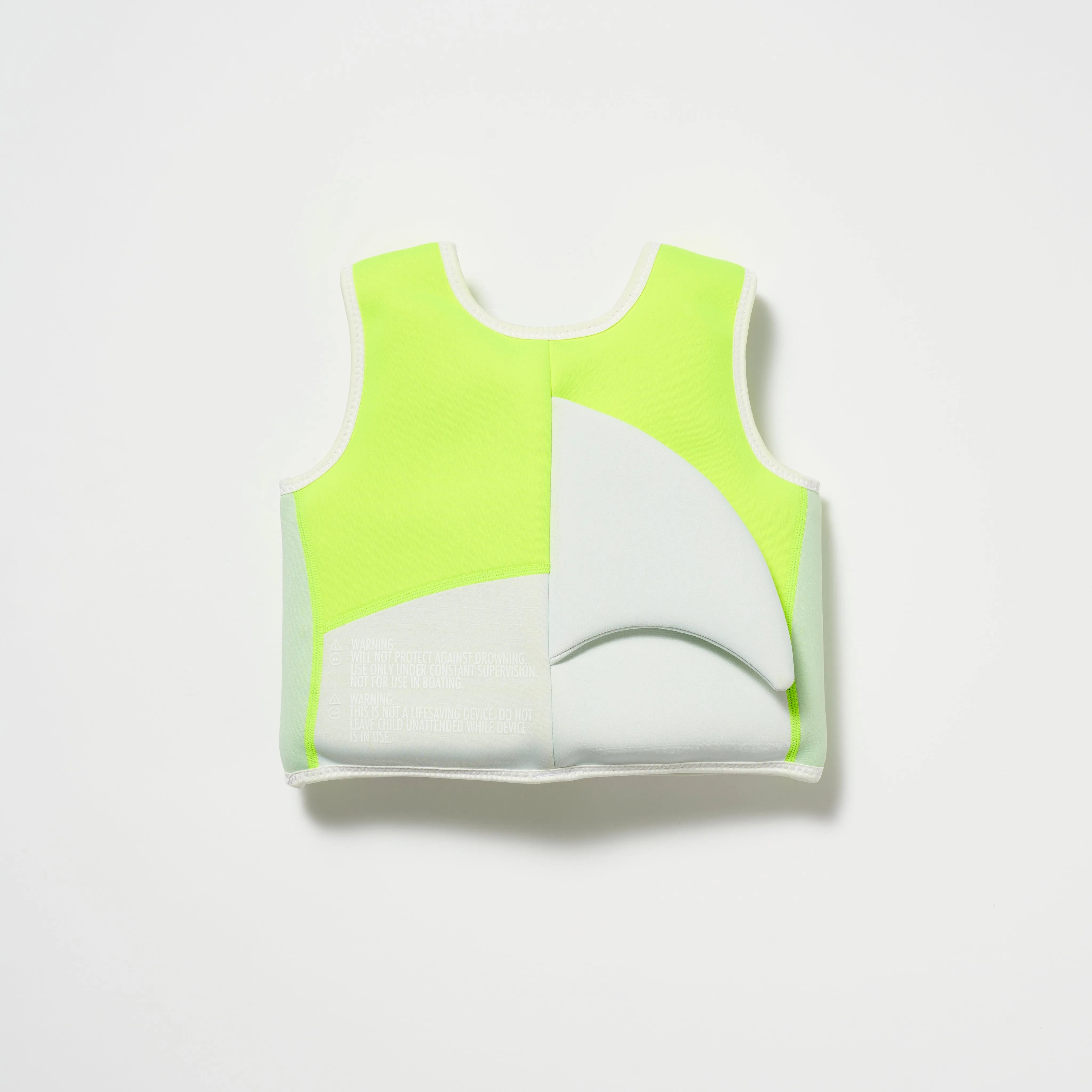SUNNYLiFE Swim Vest Shark Tribe Blue Neon Citrus