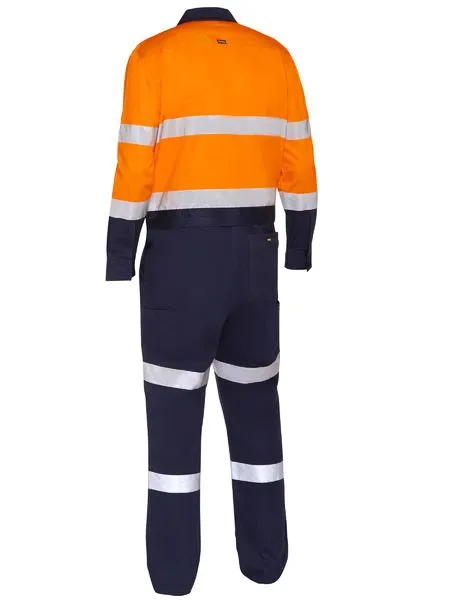 Taped Hi Vis Work Coverall With Waist Zip Opening - BC6066T
